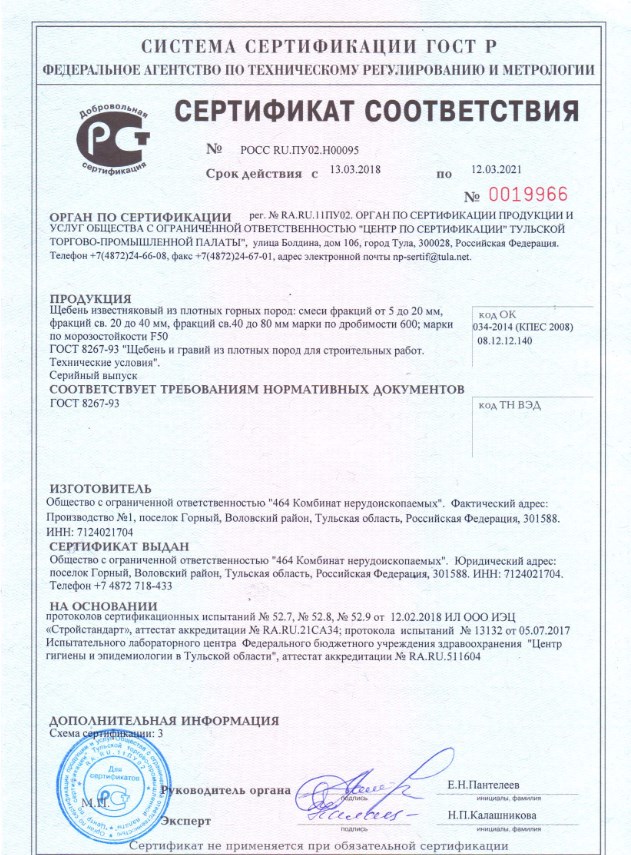 Лицензии и сертификаты